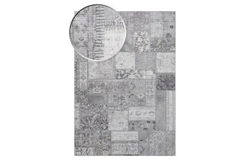 Patchwork Wiltonmatta 300x400 cm Rektangulär - Silver - Textil & mattor - Mattor - Modern matta - Friezematta