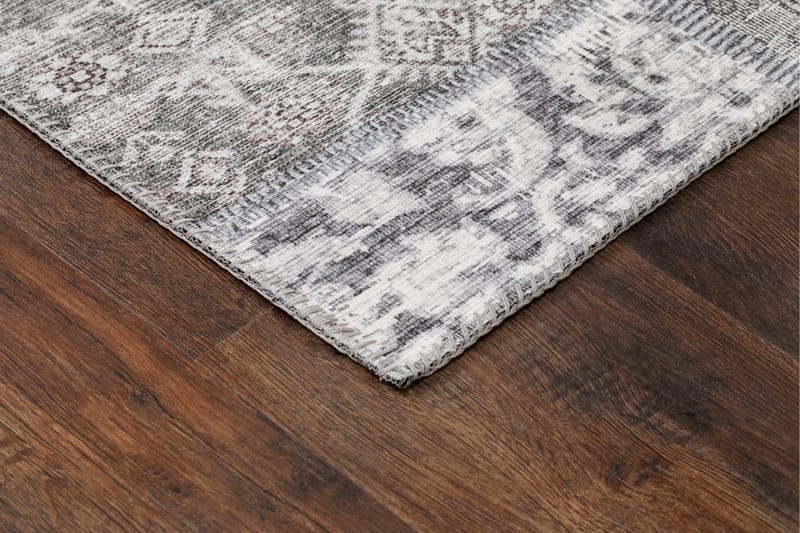 Patchwork Wiltonmatta 80x300 cm Rektangulär - Silver - Textil & mattor - Mattor - Orientaliska mattor - Patchwork matta
