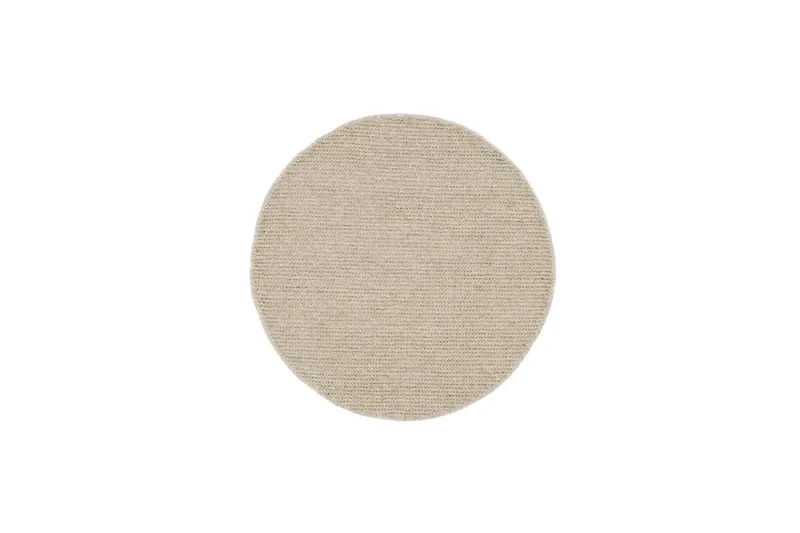 Dalarö Ullmatta Ø300 cm Rund, Beige