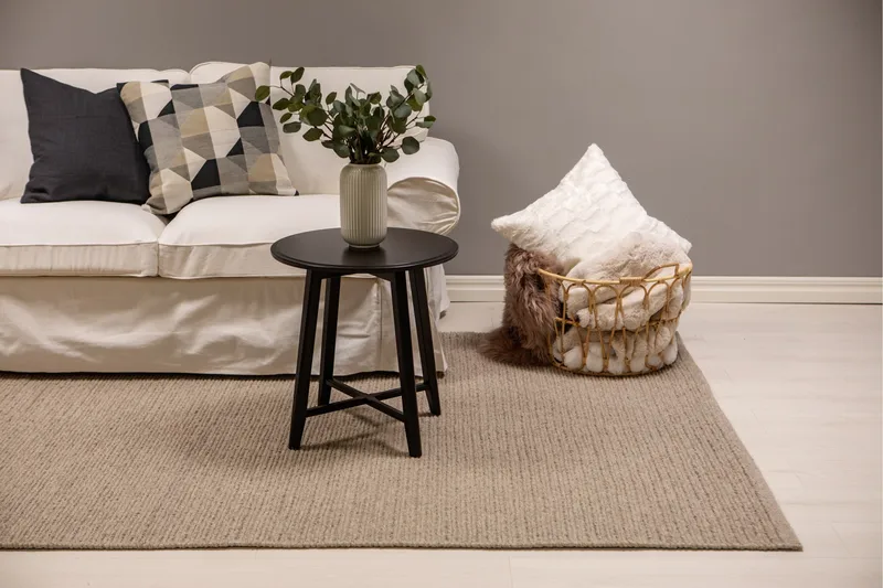 Dalarö Ullmatta 140x200 cm - Linne - Textil & mattor - Mattor - Modern matta - Ullmatta