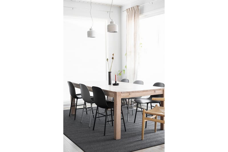 Elsa Matta 80x150 cm Svart - Vm Carpet - Textil & mattor - Mattor - Modern matta - Ullmatta