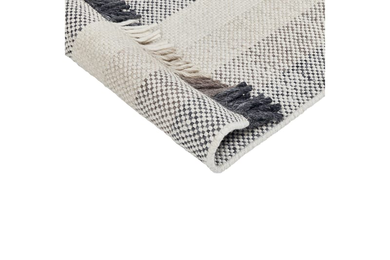Emirler Ullmatta 160x230 cm - Svart/Vit - Textil & mattor - Mattor - Modern matta - Ullmatta
