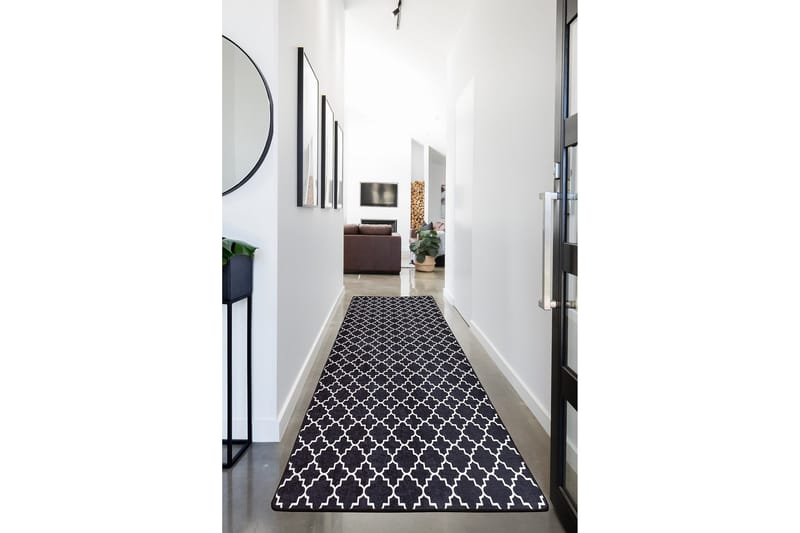 Chilai Matta 100x180 cm, Svart/Vit