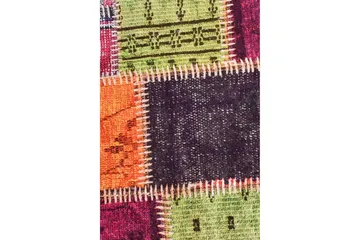 Nevriye Matta Rund 140 cm - Flerfärgad/Sammet - Textil & mattor - Mattor - Orientaliska mattor - Patchwork matta