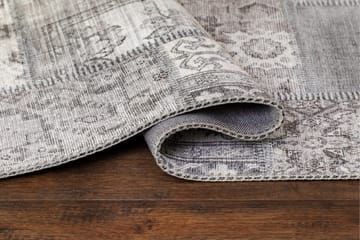 Patchwork Wiltonmatta 200x290 cm Rektangulär - Silver - Textil & mattor - Mattor - Orientaliska mattor - Patchwork matta