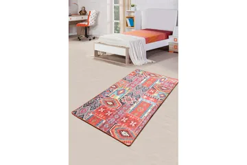 Peticire Matta 140x190 cm - Flerfärgad/Sammet - Textil & mattor - Mattor - Orientaliska mattor - Patchwork matta
