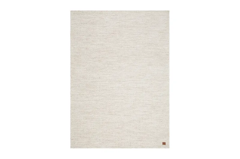 Gåsöga Ullmatta 200x300 cm Rektangulär, Beige