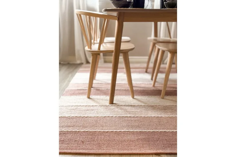 Garnmatta Båstad - 140x200 cm, Gammelrosa - Textil & mattor - Mattor - Modern matta - Bomullsmatta