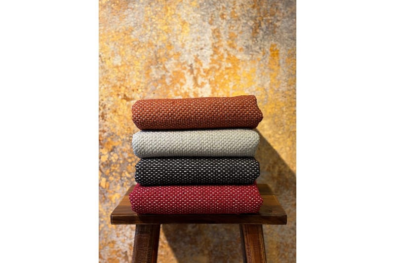 Garnmatta Line - 200x300 cm, Röd - Textil & mattor - Mattor - Modern matta - Bomullsmatta