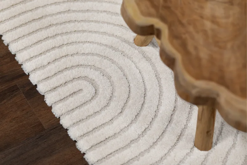 Genova Zen Wiltonmatta 240x340 cm - Vit - Textil & mattor - Mattor - Modern matta - Friezematta