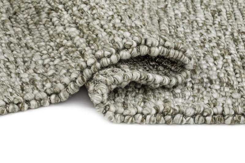 Handvävd Matta Bubble Kvadratisk 200x200 cm - Olivgrön - Textil & mattor - Mattor - Modern matta - Ullmatta