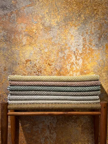 Handvävd Matta Sandhamn Kvadratisk 200x200 cm - smaragdgrön - Textil & mattor - Mattor - Modern matta - Ullmatta