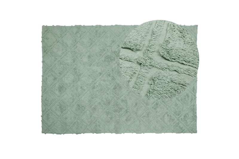 Hatay Ryamatta 160x230 cm - Grön - Textil & mattor - Mattor - Modern matta - Ryamatta & luggmatta