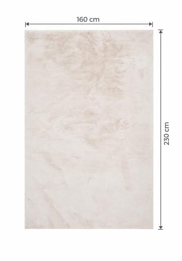 Heaven Rektangulär Ryamatta & Luggmatta 160x230 cm - Beige - Textil & mattor - Mattor - Modern matta - Ryamatta & luggmatta