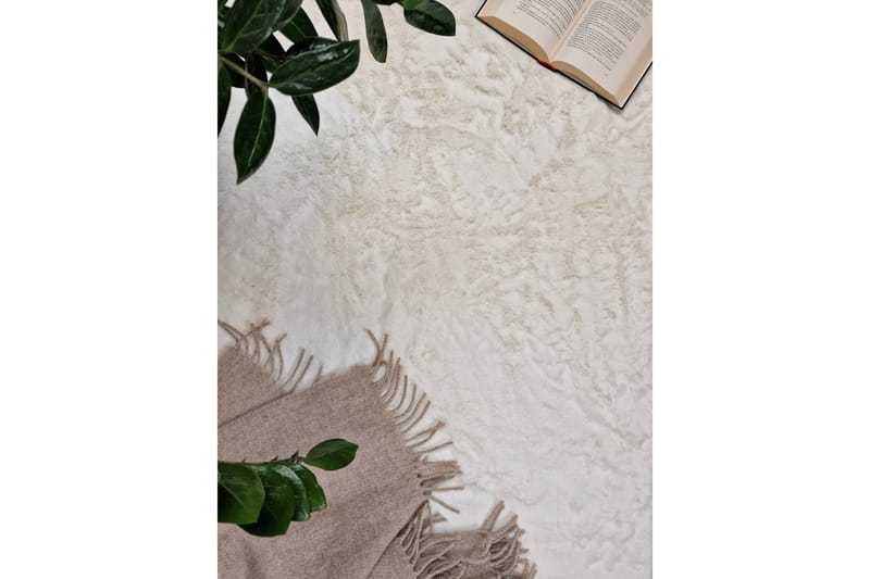 Heaven Stor Rektangulär Ryamatta & Luggmatta 240x340 cm - Vit - Textil & mattor - Mattor - Modern matta - Ryamatta & luggmatta