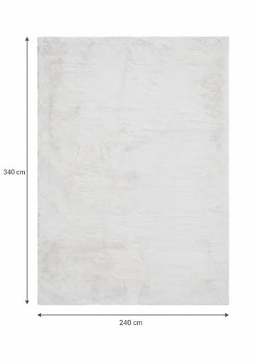 Heaven Stor Rektangulär Ryamatta & Luggmatta 240x340 cm - Vit - Textil & mattor - Mattor - Modern matta - Ryamatta & luggmatta