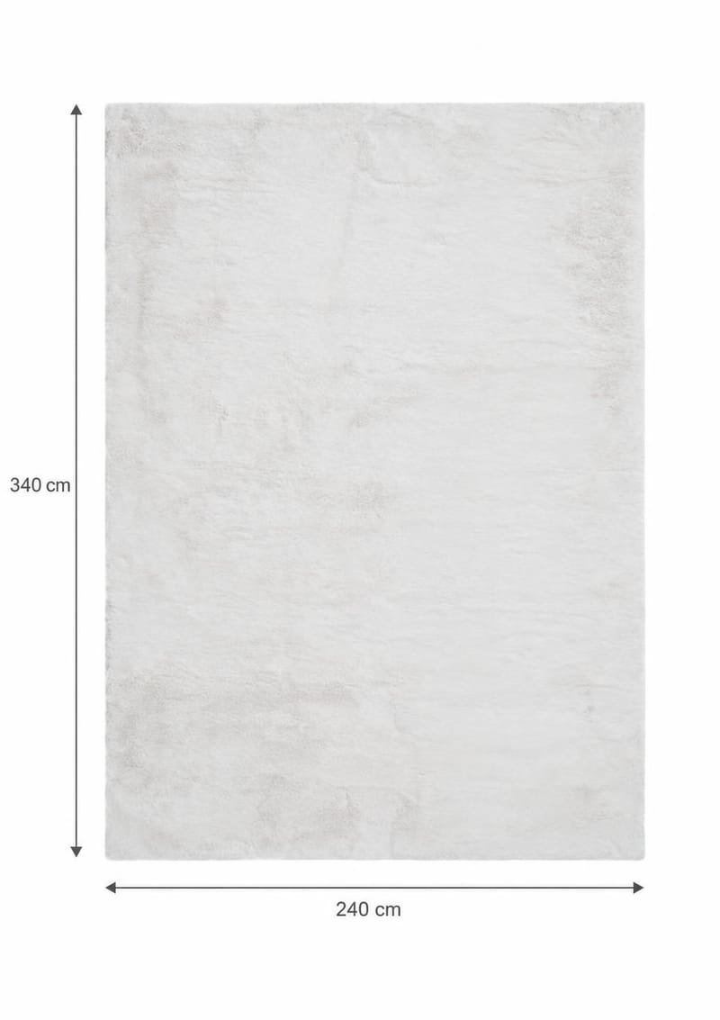 Heaven Stor Rektangulär Ryamatta & Luggmatta 240x340 cm - Vit - Textil & mattor - Mattor - Modern matta - Ryamatta & luggmatta