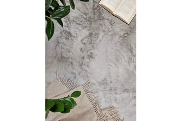 Heaven Stor Rund Ryamatta & Luggmatta 200 cm - Grå - Textil & mattor - Mattor - Modern matta - Ryamatta & luggmatta