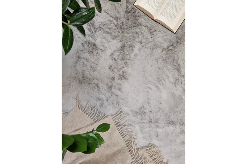 Heaven Stor Rund Ryamatta & Luggmatta 200 cm - Grå - Textil & mattor - Mattor - Modern matta - Ryamatta & luggmatta