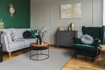 Skagen Ullmatta 240x340 cm - Silver - Textil & mattor - Mattor - Modern matta - Ullmatta