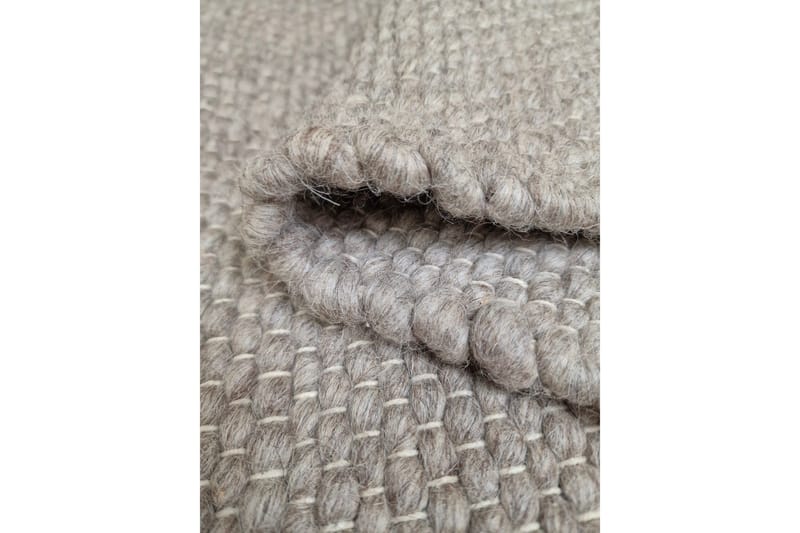 Skagen Ullmatta Rund 160 cm - Linne - Textil & mattor - Mattor - Modern matta - Ullmatta