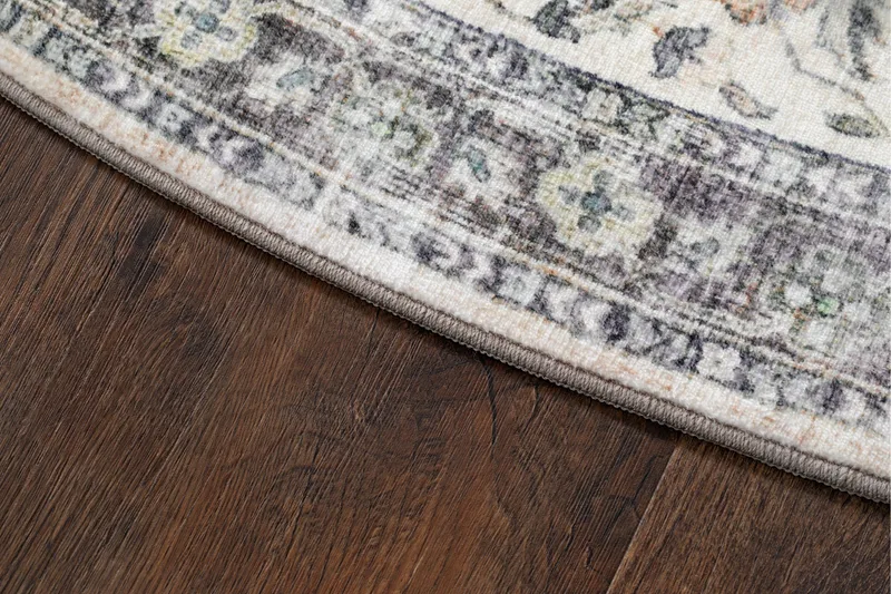 Tarfaya Friezematta Rund 200 cm - Natur - Textil & mattor - Mattor - Modern matta - Ryamatta & luggmatta