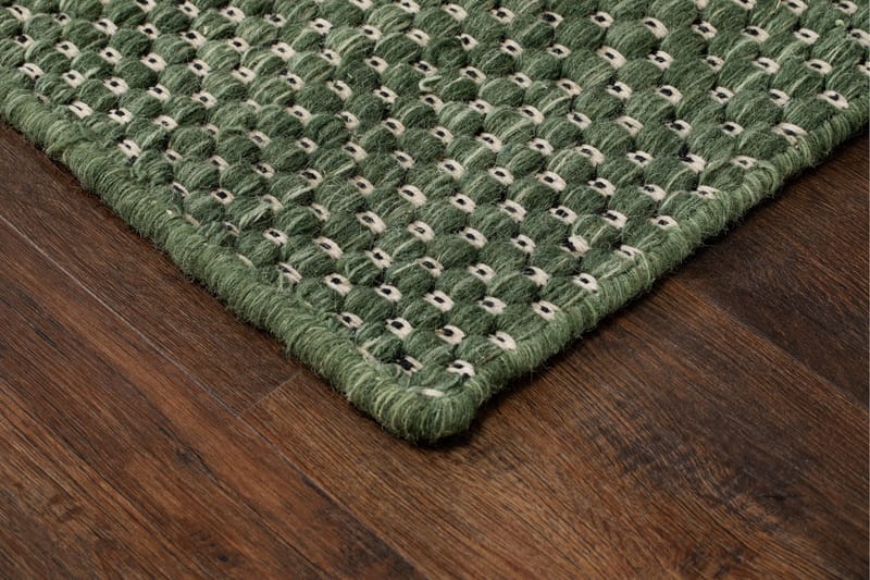 Torekov Ullmatta 75x150 cm - Grön - Textil & mattor - Mattor - Modern matta - Ullmatta