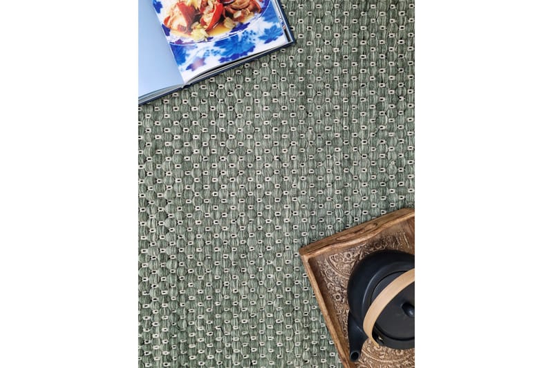 Torekov Ullmatta Rund 240 cm - Grön - Textil & mattor - Mattor - Modern matta - Ullmatta