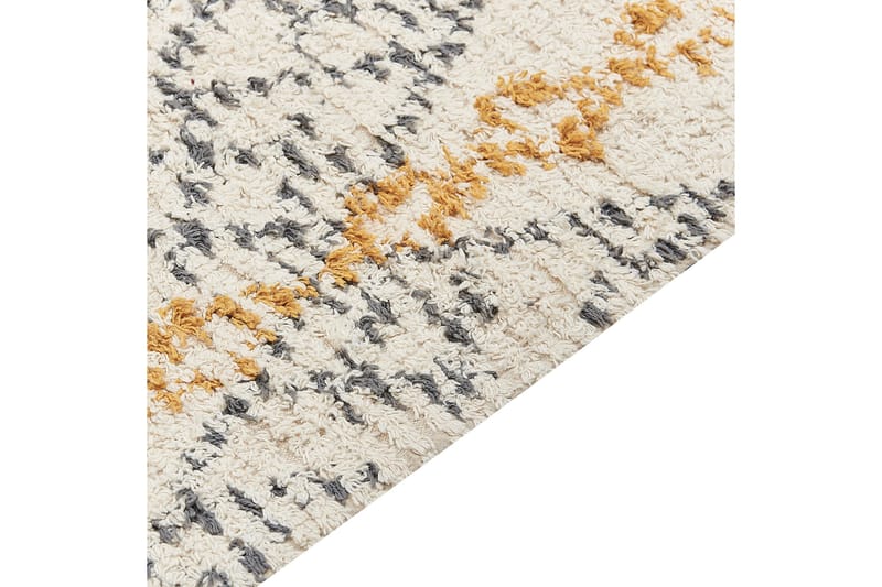 Kadapa Bomullsmatta 160x230 cm - Gul - Textil & mattor - Mattor - Modern matta - Bomullsmatta