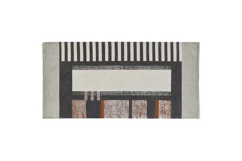 Kakinada Ryamatta 80x150 cm, Röd