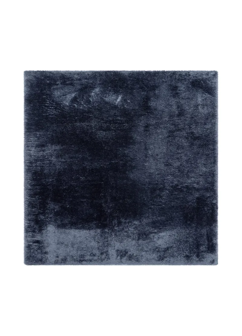 Maskinvävd Matta Novelle Kravdratisk 200x200 cm, Blå