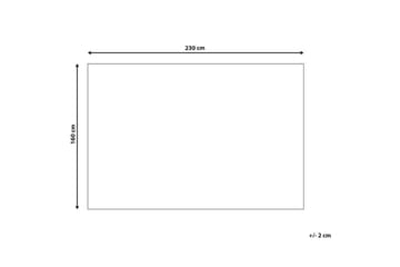 Matta Perai - Vit, Gul, 160x230 cm - Textil & mattor - Mattor - Modern matta - Bomullsmatta