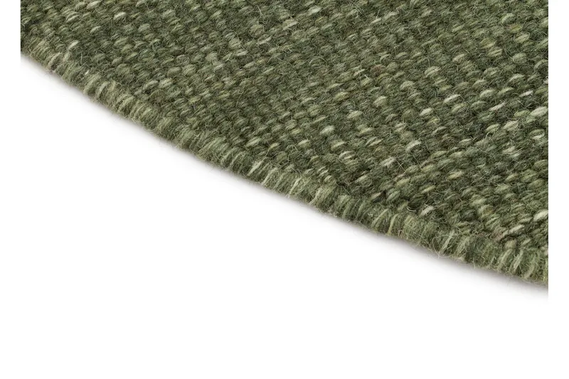 Birka Ullmatta Rund 300 cm - Grön - Textil & mattor - Mattor - Modern matta - Ullmatta