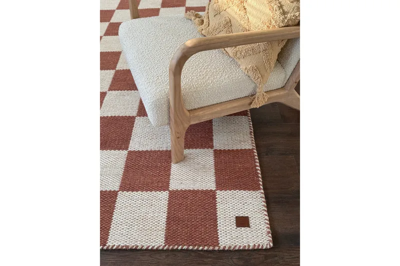 Moharan Ullmatta 240x340 cm Rektangulär - Terrakotta - Textil & mattor - Mattor - Modern matta - Ullmatta