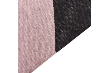 Nizip Ryamatta 140x200 cm - Rosa - Textil & mattor - Mattor - Modern matta - Bomullsmatta