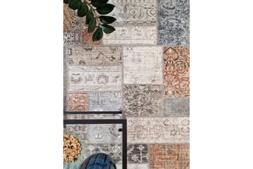 Patchwork Wiltonmatta 80x300 cm - Flerfärgad - Textil & mattor - Mattor - Orientaliska mattor - Patchwork matta