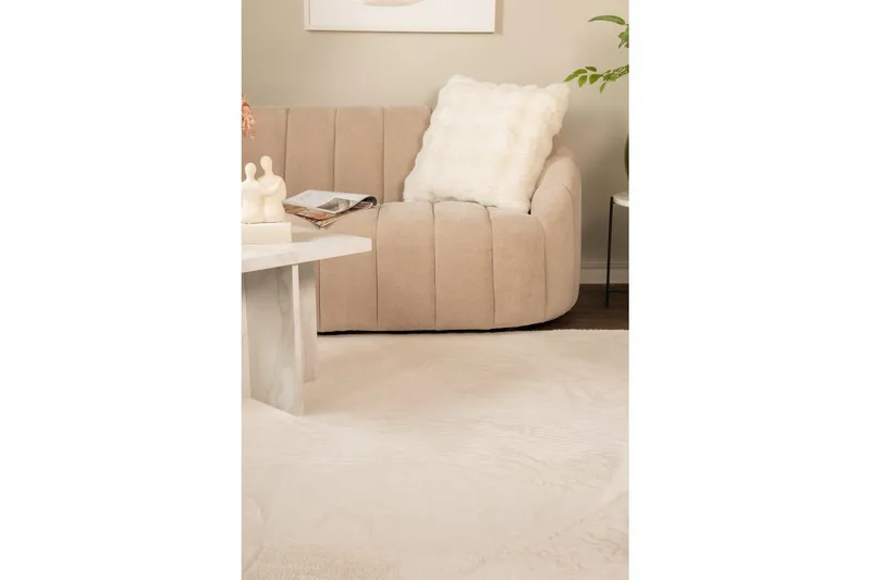Relax Rektangulär Ryamatta & Luggmatta 160x230 cm - Beige - Textil & mattor - Mattor - Modern matta - Ryamatta & luggmatta