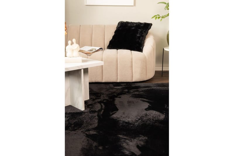 Relax Stor Rektangulär Ryamatta & Luggmatta 240x340 cm - Svart - Textil & mattor - Mattor - Modern matta - Ryamatta & luggmatta