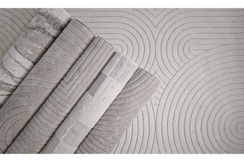 Bella Wiltonmatta 240x340 cm Rektangulär - Vit - Textil & mattor - Mattor - Modern matta - Friezematta