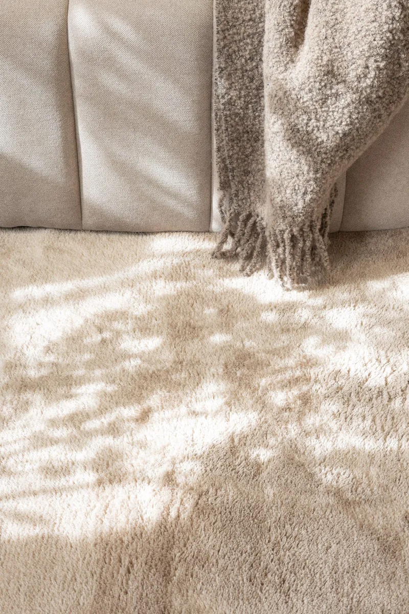 Cozy Ryamatta 200x290 cm Rektangulär - Linne - Textil & mattor - Mattor - Modern matta - Ryamatta & luggmatta