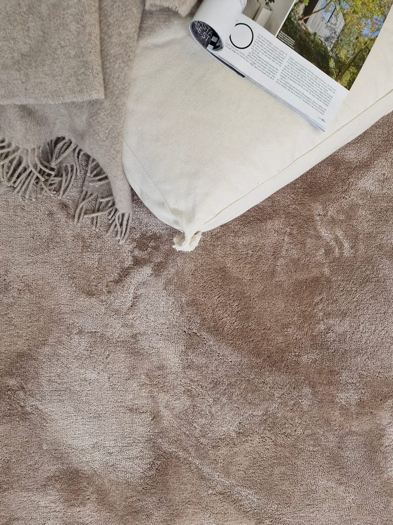 Cozy Ryamatta 200x290 cm Rektangulär - Linne - Textil & mattor - Mattor - Modern matta - Ryamatta & luggmatta