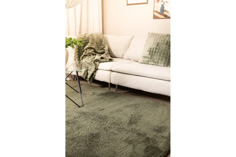 Ryamatta Royal Deluxe - 200x290 cm, Emerald Green - Textil & mattor - Mattor - Modern matta - Ryamatta & luggmatta
