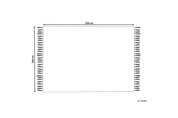 Savuca Ullmatta 160x230 cm - Svart/Vit - Textil & mattor - Mattor - Modern matta - Ullmatta