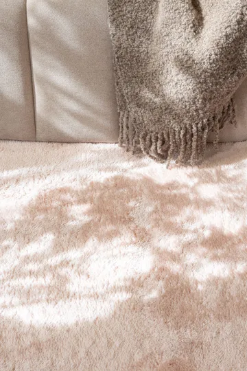Cozy Ryamatta 110x160 cm Rektangulär - Rosa - Textil & mattor - Mattor - Modern matta - Ryamatta & luggmatta