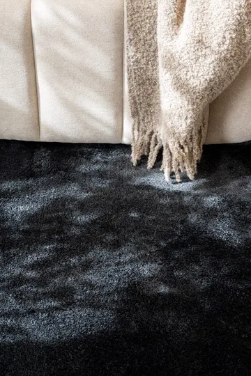 Cozy Ryamatta 200x290 cm Rektangulär - Svart - Textil & mattor - Mattor - Modern matta - Ryamatta & luggmatta