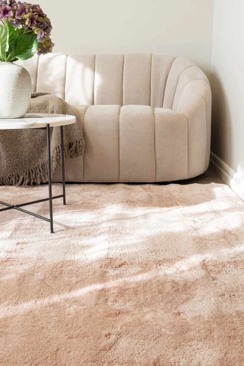Cozy Ryamatta 240x340 cm Rektangulär - Rosa - Textil & mattor - Mattor - Modern matta - Ryamatta & luggmatta