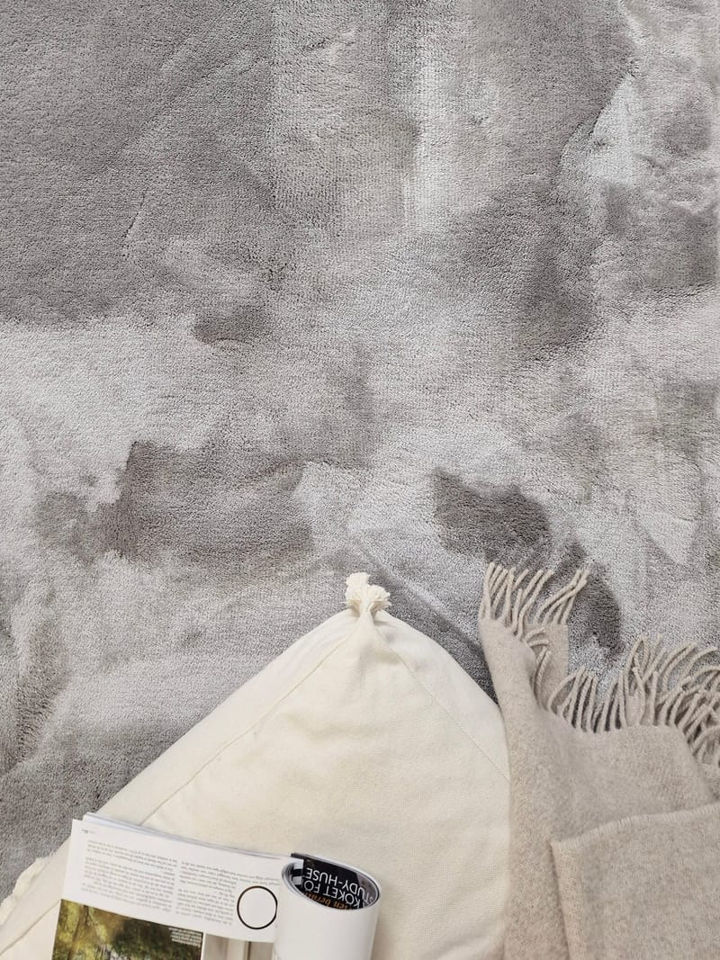 Cozy Ryamatta 240x340 cm Rektangulär - Silver - Textil & mattor - Mattor - Modern matta - Ryamatta & luggmatta