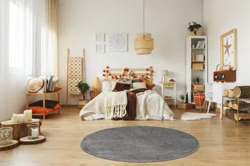 Sheraton Ryamatta Rund 240 cm - Grå - Textil & mattor - Mattor - Modern matta - Ryamatta & luggmatta
