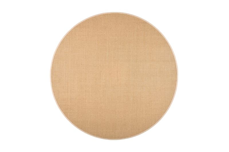 Sisal Matta Rund 200 cm Beige/Grå, Vm Carpet
