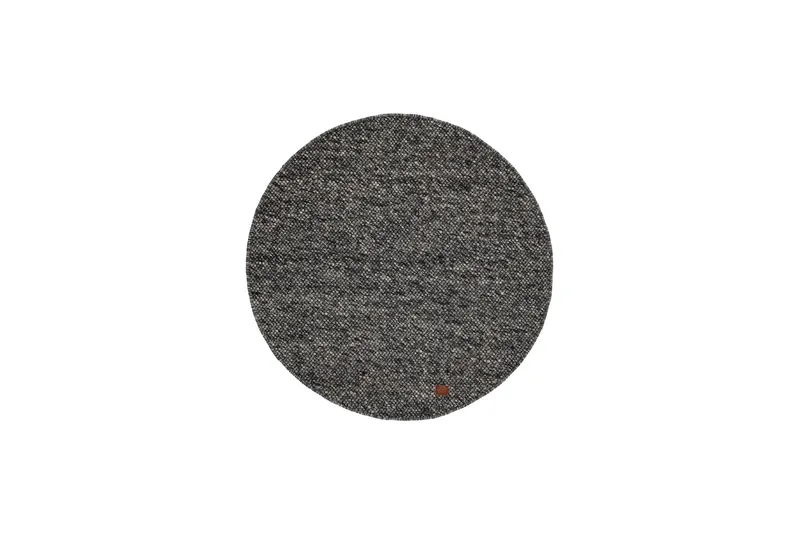 Skagen Ullmatta 160 cm Rund, Grafitmelange